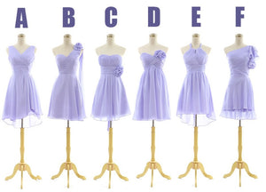 'PEONY' Chiffon Bridesmaid Dress - Lilac