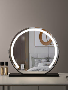 'AMOUR' Round Vanity Mirror - LED Light Strip