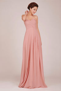 'Albertine' Chiffon Bridesmaid Dress - Floor Length - Style A