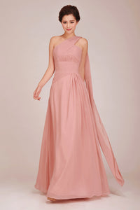 'Albertine' Chiffon Bridesmaid Dress - Floor Length - Style E
