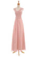 'Albertine' Chiffon Bridesmaid Dress - Floor Length - Style C