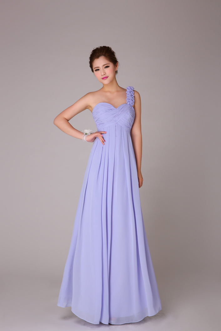 'Syringa' Chiffon Bridesmaid Dress - Style E