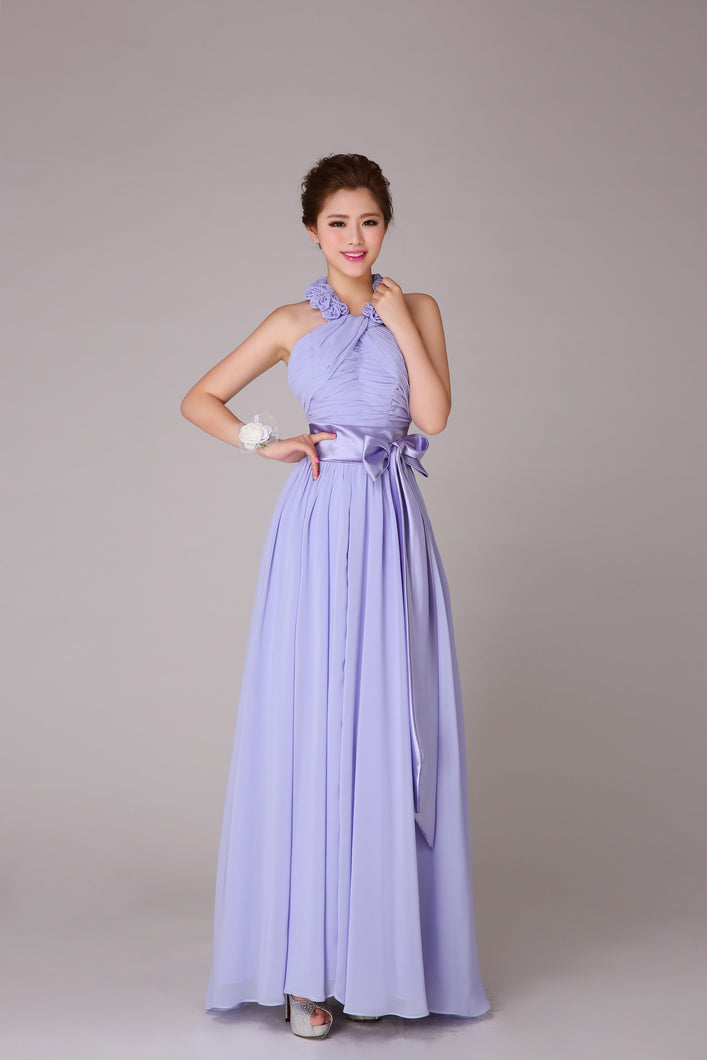 'Syringa' Chiffon Bridesmaid Dress - Style B
