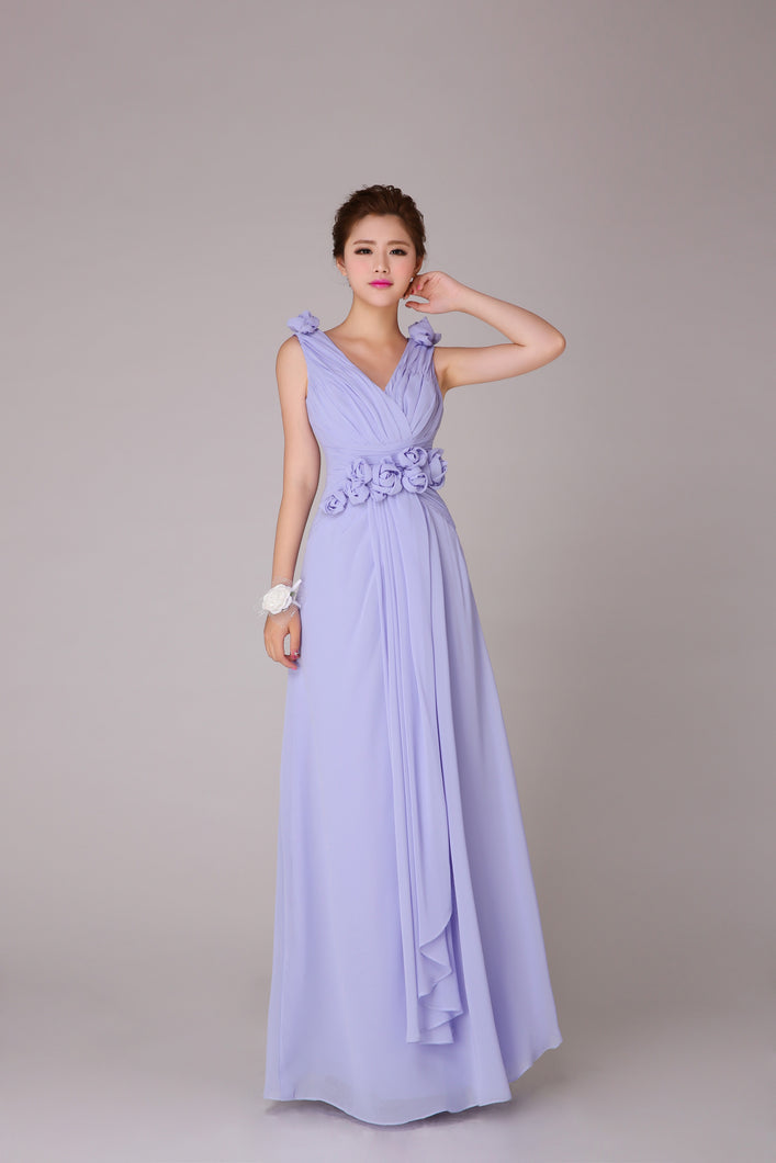 'Syringa' Chiffon Bridesmaid Dress - Style A
