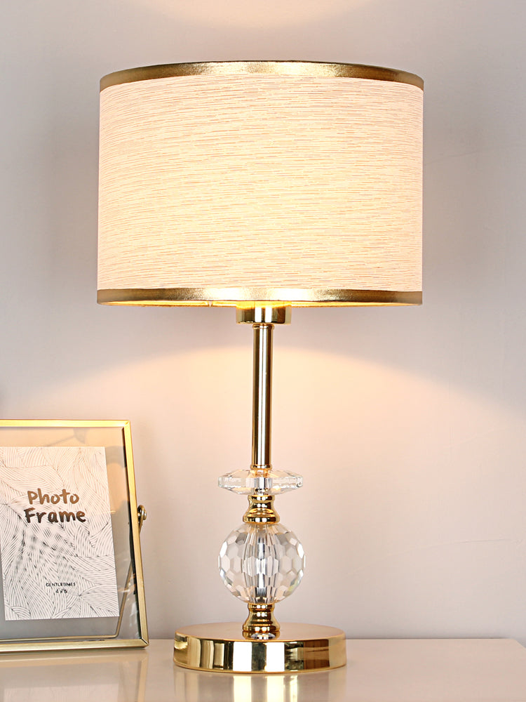 'MILLA' Gold Base Crystal Dimmable Touch Table Lamp – Waitrose Furniture
