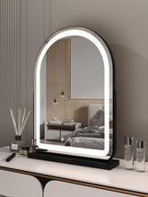 'AMOUR' Arch Curved Vanity Mirror - LED Light Strip