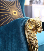 'ARIES' Royal Wingback Accent Chair Armchair