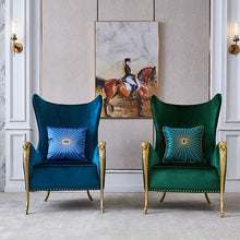 'ARIES' Royal Wingback Accent Chair Armchair