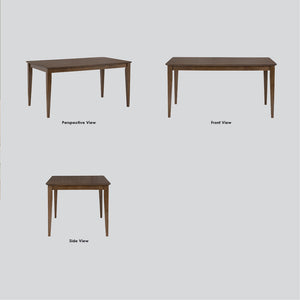 'ALLEGRO' Dining Table + 6x 'MESI' Dining Chair - Cocoa