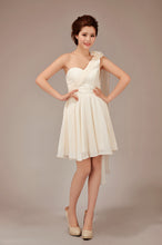'PEONY' Chiffon Bridesmaid Dress - Champagne - Style B