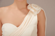 'PEONY' Chiffon Bridesmaid Dress - Champagne - Style B