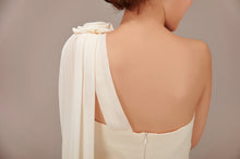 'PEONY' Chiffon Bridesmaid Dress - Champagne - Style B