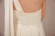 'PEONY' Chiffon Bridesmaid Dress - Champagne - Style B