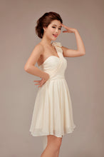 'PEONY' Chiffon Bridesmaid Dress - Champagne - Style B