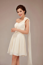 'PEONY' Chiffon Bridesmaid Dress - Champagne - Style B