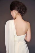 'PEONY' Chiffon Bridesmaid Dress - Champagne - Style B