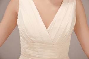 'PEONY' Chiffon Bridesmaid Dress - Champagne - Style A