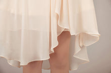 'PEONY' Chiffon Bridesmaid Dress - Champagne - Style A