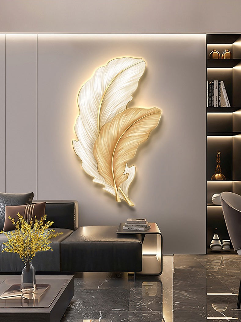 Lighting store wall art