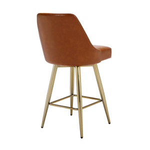 'GASBY' Swivel Bar Stool Kitchen Bar Chair