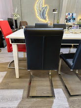 'VERONA' S Shaped Stainless Steel Legs Dining Chair