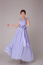 'Syringa' Chiffon Bridesmaid Dress - Style D