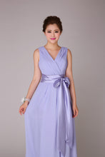 'Syringa' Chiffon Bridesmaid Dress - Style D