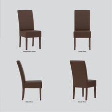 'ALLEGRO' Dining Table + 6x 'MESI' Dining Chair - Cocoa