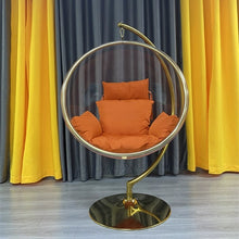 'SPACE BUBBLE' Hanging Egg Swing Chair Leisure Modern Accent Chair - Gold Stand