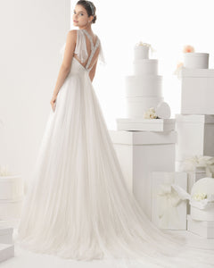 'CADETE' A-line Wedding Dress