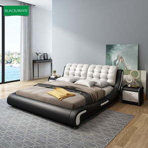 'CHLOE' Genuine Leather Bed