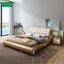 'CHLOE' Genuine Leather Bed