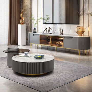 stone top tv unit