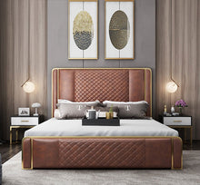 'GENESIS' Genuine Leather Bed