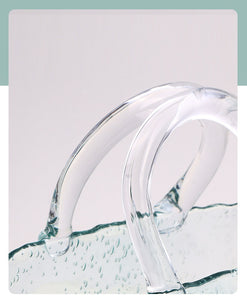 'HANDBAG' Glass Vase - Clear