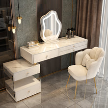 'NUVOLA' Vanity Dressing Table with LED Makeup Mirror and Chair