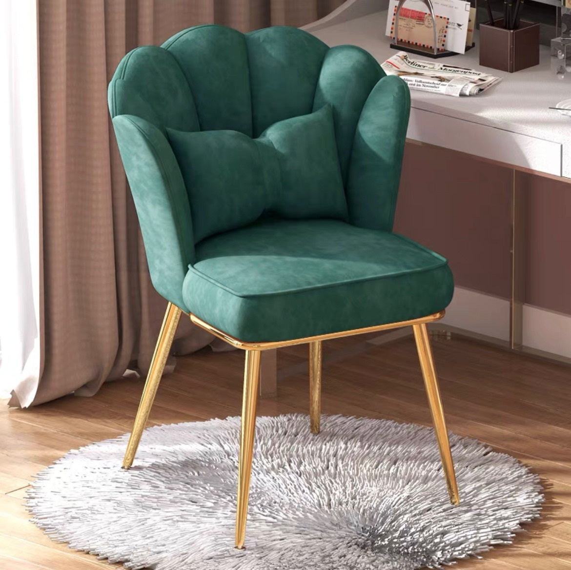 Dressing table best sale chair green