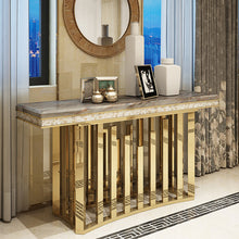 'RADIANCE' Marble Console Hallway Table