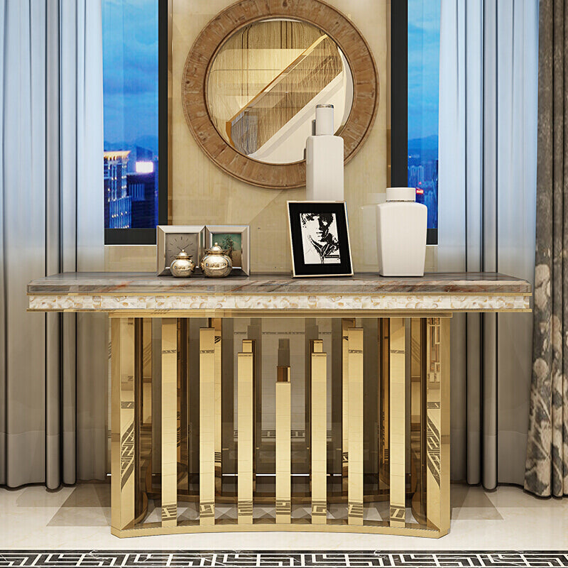 'RADIANCE' Marble Console Hallway Table