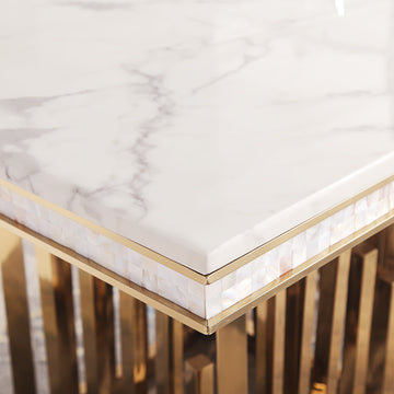 'KARINA' Sintered Stone Top Side Table Bedside Table