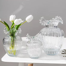 'WAVES' Glass Vase - Clear