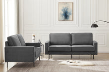 'JESSICA' 3 and 2 Seater Sofa Velvet Fabric