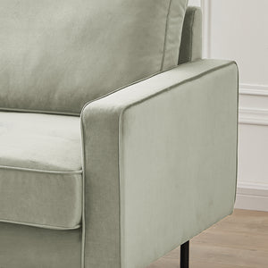 'JESSICA' 3 and 2 Seater Sofa Velvet Fabric
